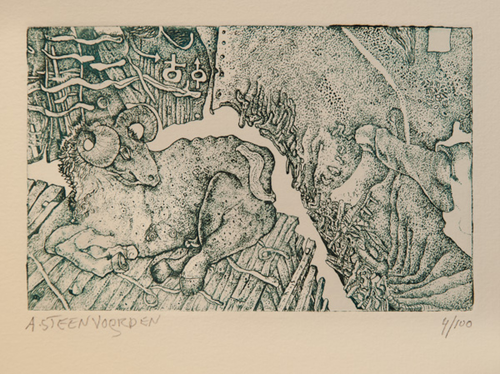 Ab Steenvoorden -Etsen- Schorpioen, Stier, Waterman, Tweeling, Ram, Leeuw kopen? Bied vanaf 35!