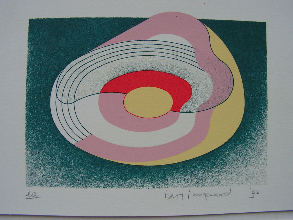 Bert Boogaard - zeefdruk - compositie kopen? Bied vanaf 1!