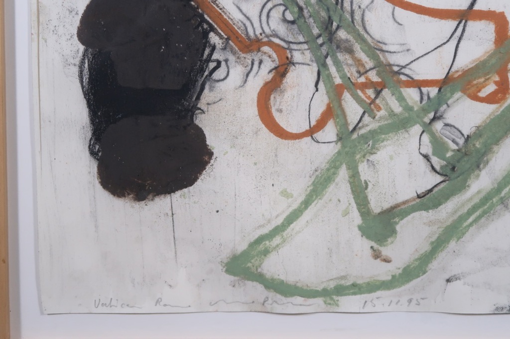 Uwe Poth: Gemengde techniek, Vatican Roma XXV - Ingelijst kopen? Bied vanaf 60!