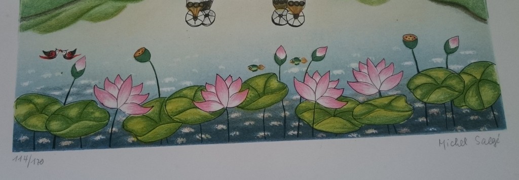 Michel Salge , zeefdruk kopen? Bied vanaf 35!