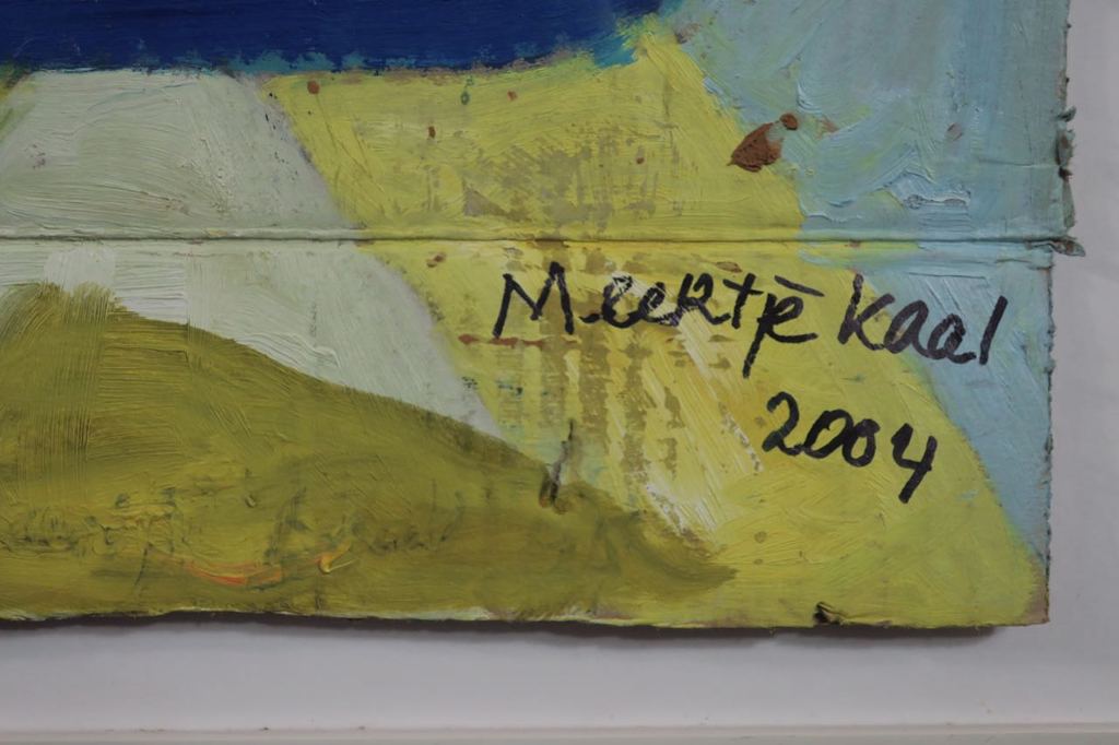 Meertje Kaal: Olieverf op karton, De phrychische vloot I - Ingelijst kopen? Bied vanaf 1!
