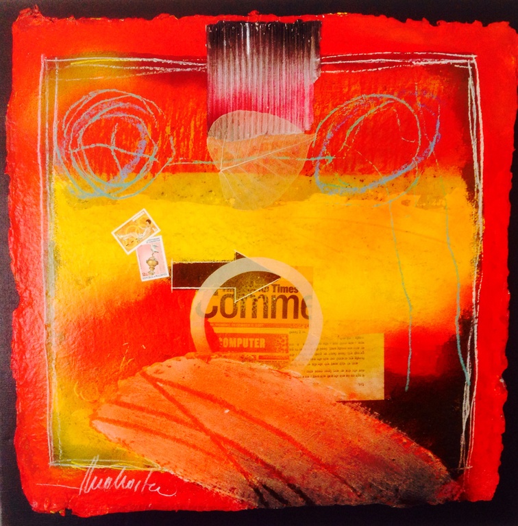 Theo koster, gemengde techniek , turning verkocht voor € 90!