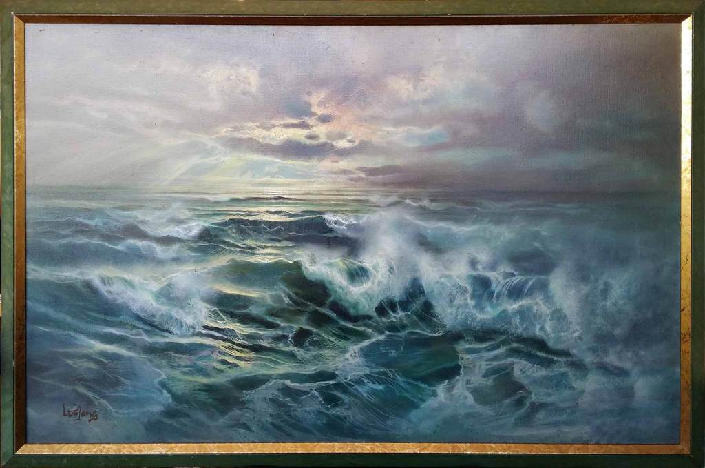 Lambertus de Jong op doek  verkocht voor € 175!