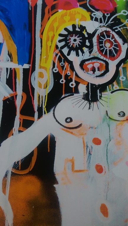 Verlaagd!!!!! Paul Kostabi - Giclee - no 2 words kopen? Bied vanaf 39!