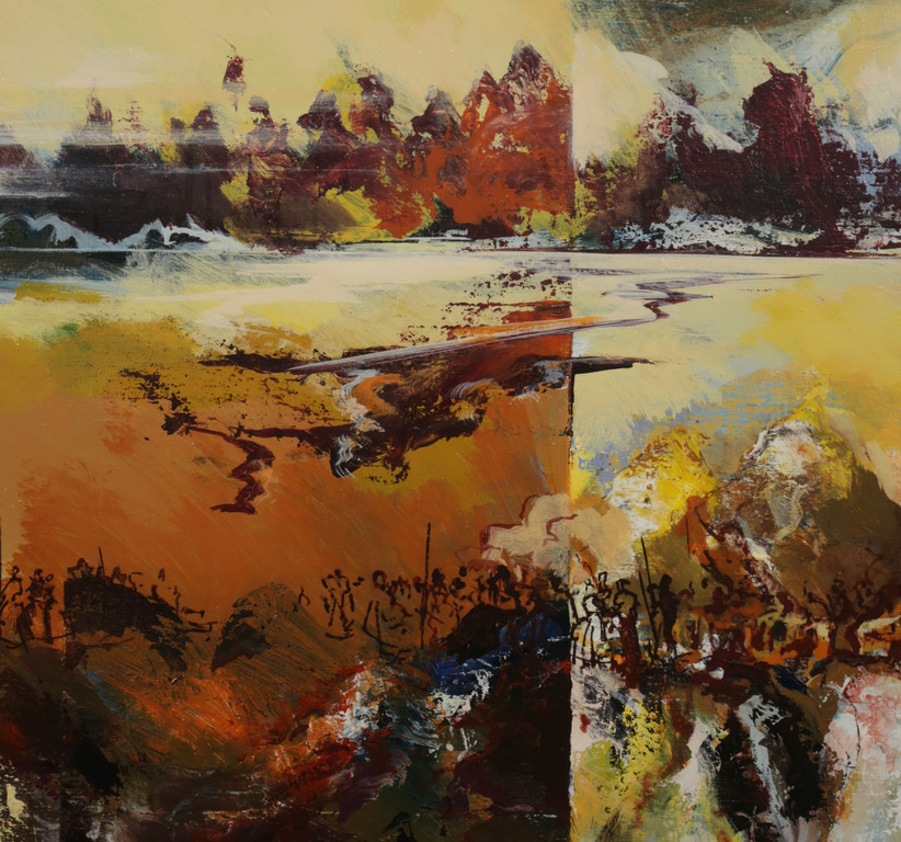 Mattie Schilders: Acryl op doek, Z.T. - Ingelijst kopen? Bied vanaf 200!