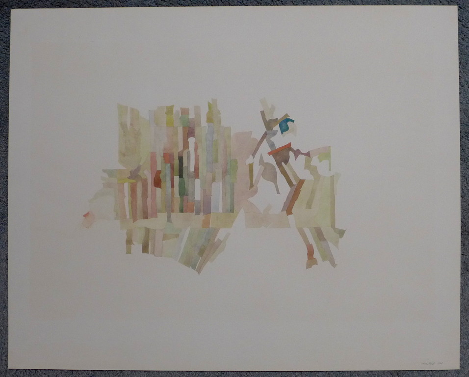Henri Plaat, aquarel uit 1968. verkocht voor € 250!