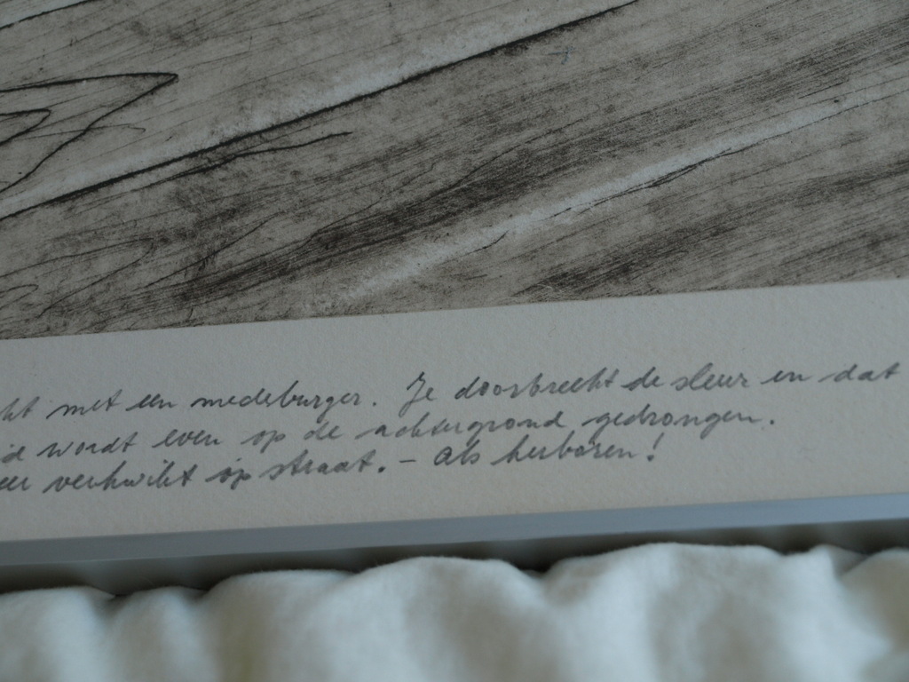 Wim Compier : Ets en aquatint, In Analyse – gesigneerd & ingelijst – ca 1987  kopen? Bied vanaf 85!