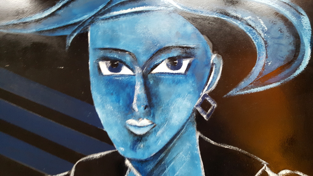 Trudi van Zomeren (1945) - olie op paneel - 2 stuks verkocht voor € 135!