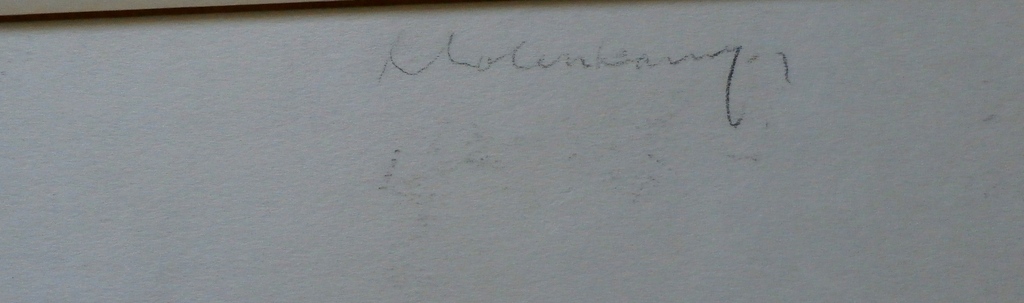 Nico Molenkamp - krijttekening: 2 steenbokken kopen? Bied vanaf 350!