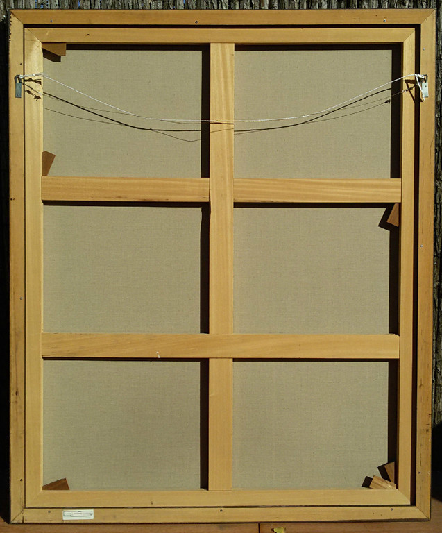 Arty Grimm - Abstract, olieverf op doek (prachtig ingelijst, zéér groot) kopen? Bied vanaf 975!