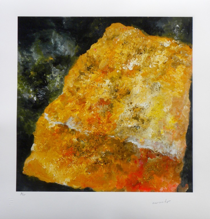 Fundstück (zwart) - Handgesigneerde en genummerde giclee uit 2015 - NIEUWSTAAT verkocht voor € 200!