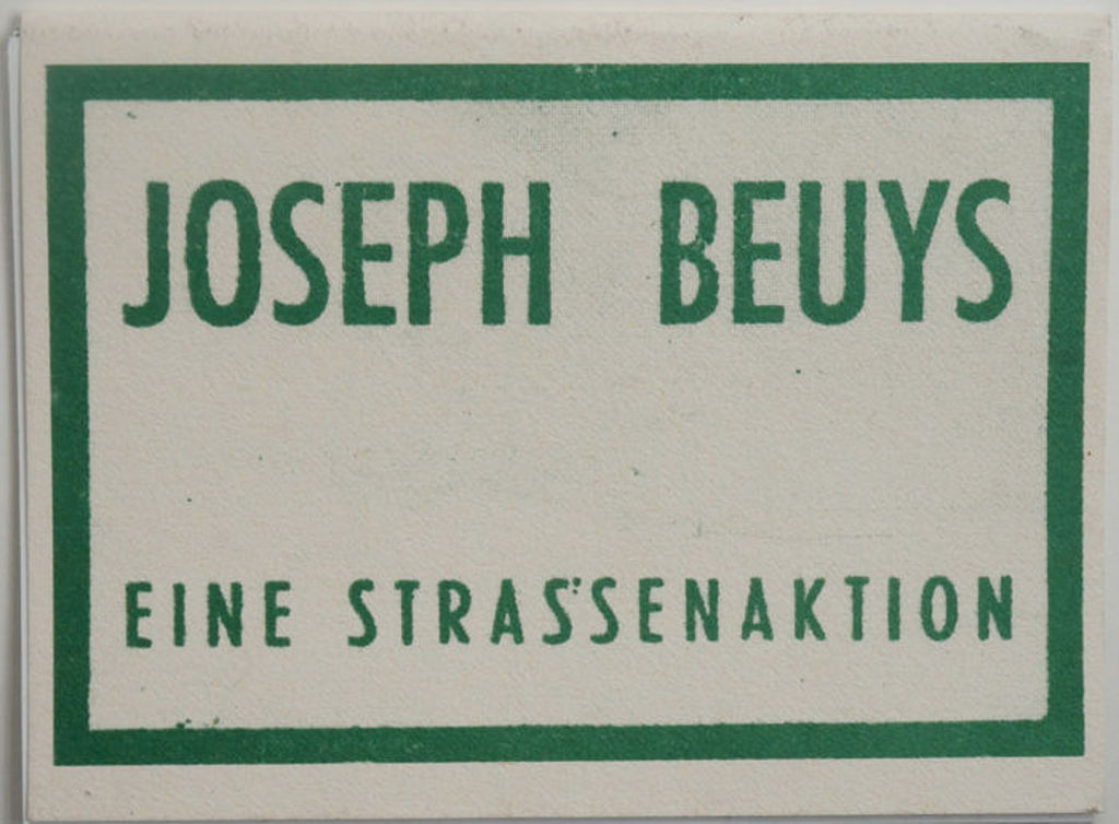 Joseph Beuys verkocht voor € 41!
