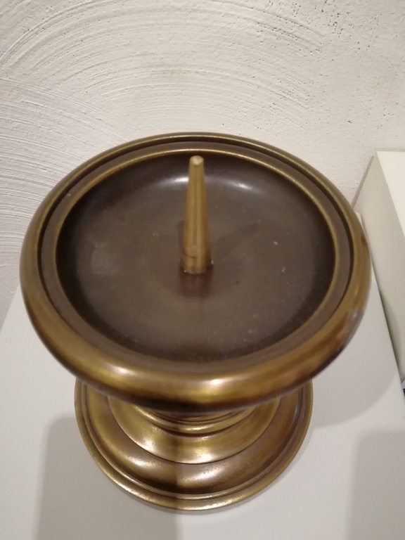 prachtige bronzen kandelaar - 2de helft 20ste eeuw - afkomstig uit England kopen? Bied vanaf 75!