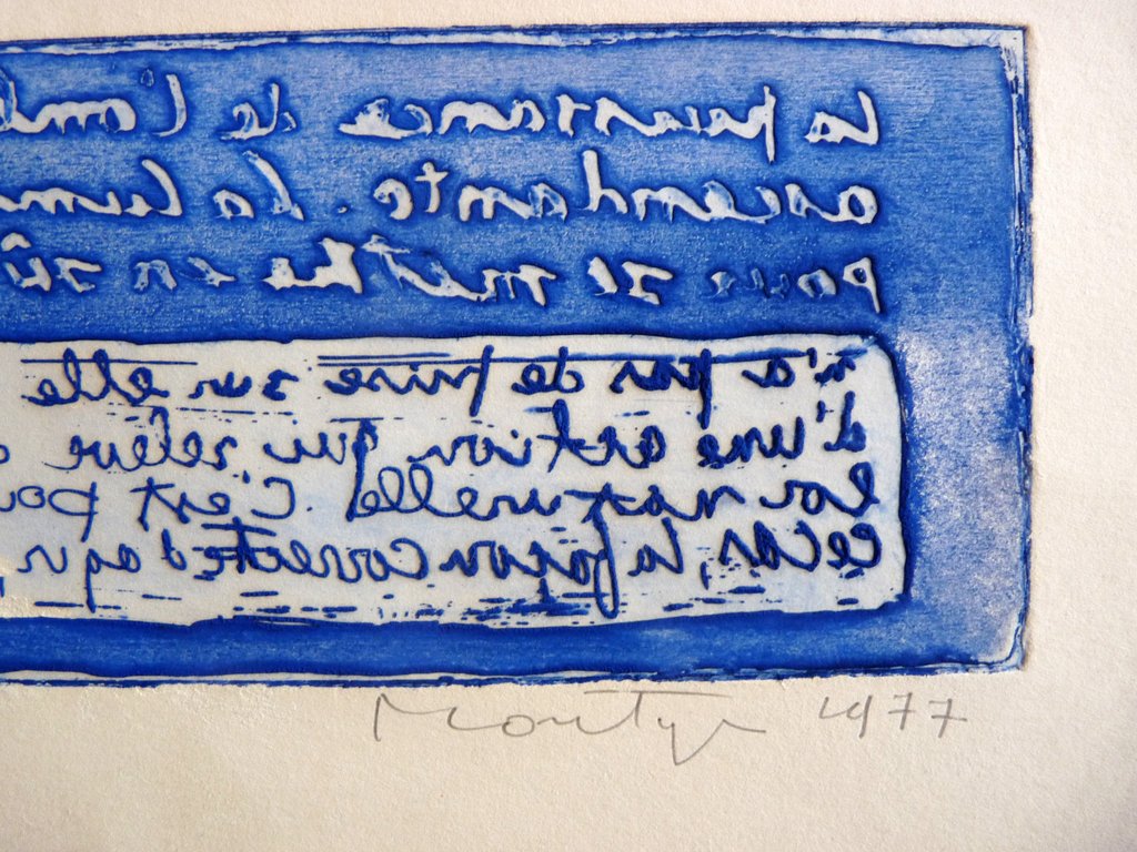 Jan Montyn, ets, "Terugtocht van het licht". kopen? Bied vanaf 175!