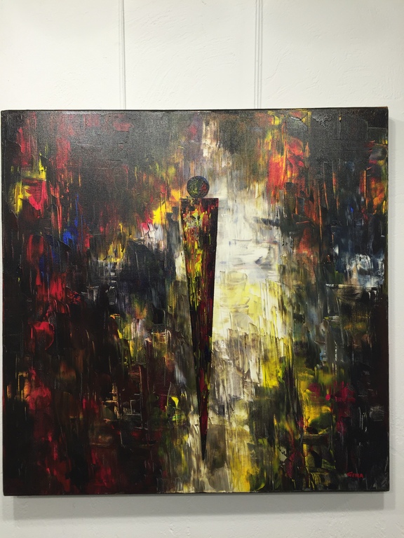 Gena Genadyj Gemengde technieken op 3 D Doek, PEOPLE verkocht voor € 145!