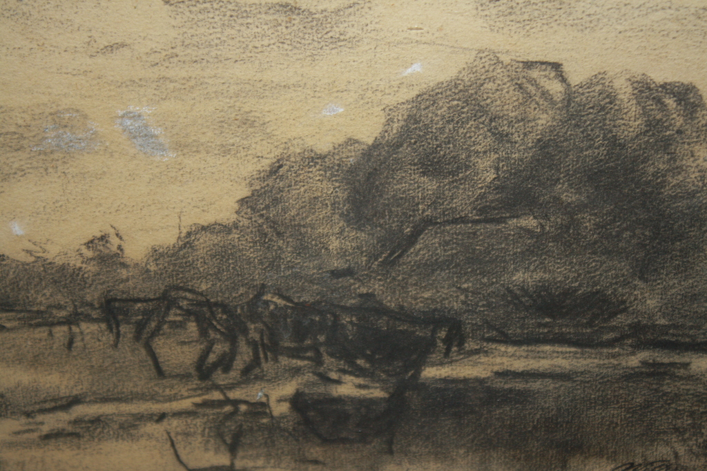 KOEIEN IN LANDSCHAP  - WILLEM MARIS - TENTOONSTELLING 1942 verkocht voor € 225!