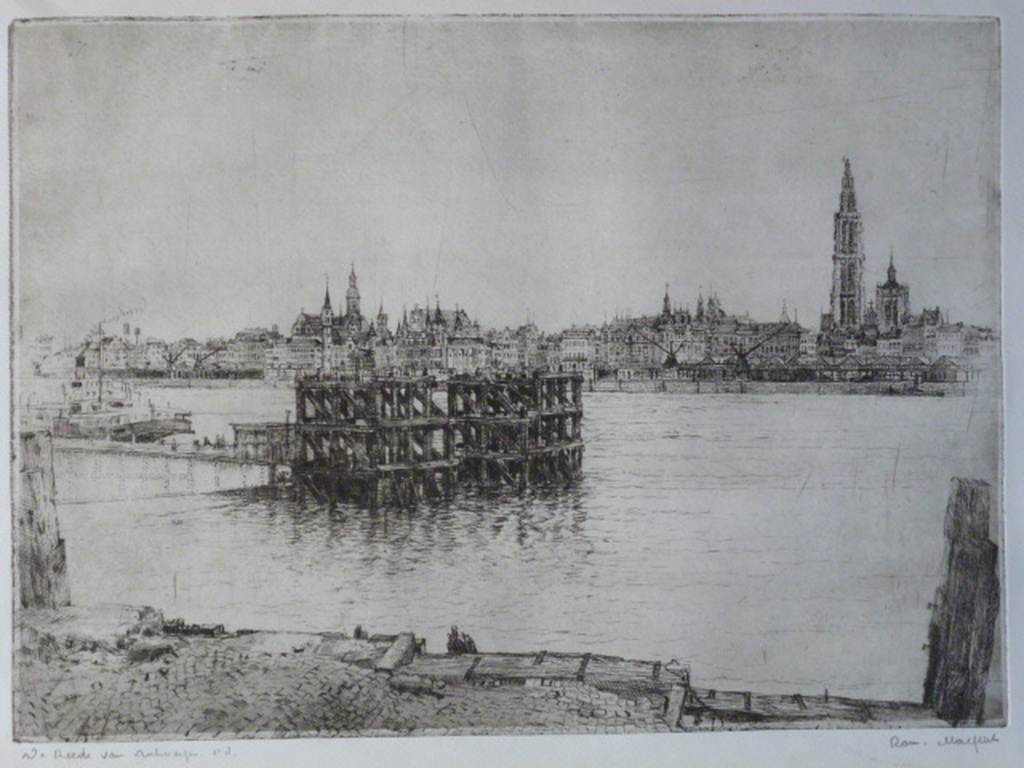 Romain Malfliet - ets - De Reede van Antwerpen verkocht voor € 35!
