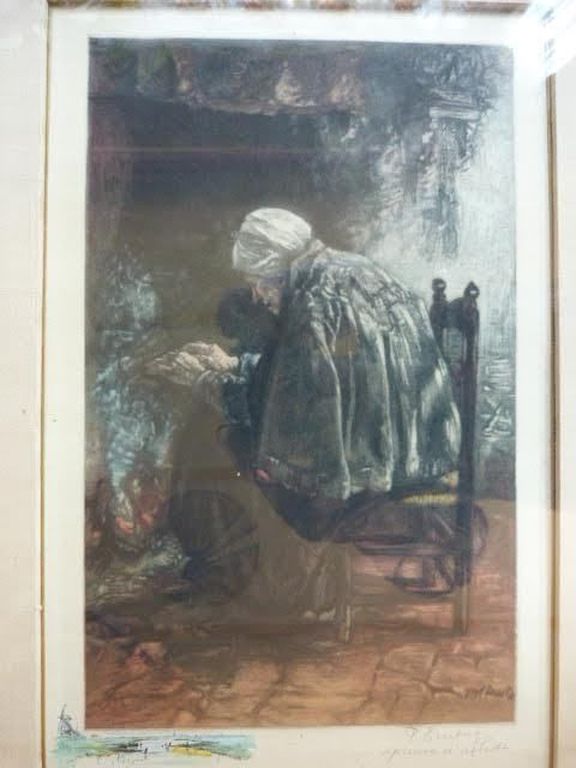 F. Everbag (1877 - 1947) - Als men oud wordt. verkocht voor € 40!
