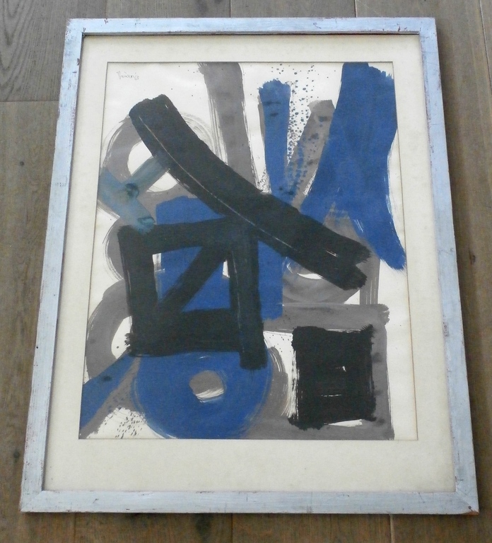 Frits Vanen A.J. van Nieuwenhuizen)- ingelijste gouache - 1965 kopen? Bied vanaf 95!