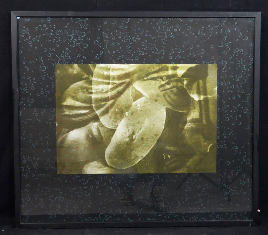 Lot met 19 zeefdrukken van Titus Nolte: Z. T.  (groen), - Waarvan 2 ingelijst. kopen? Bied vanaf 1!