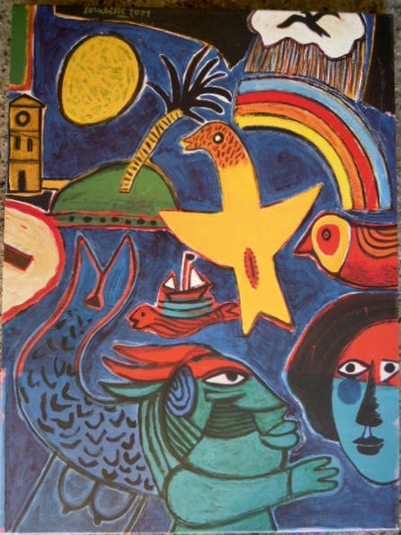 CORNEILLE limited edition op doek 2001 - 80 X 60 cm kopen? Bied vanaf 50!