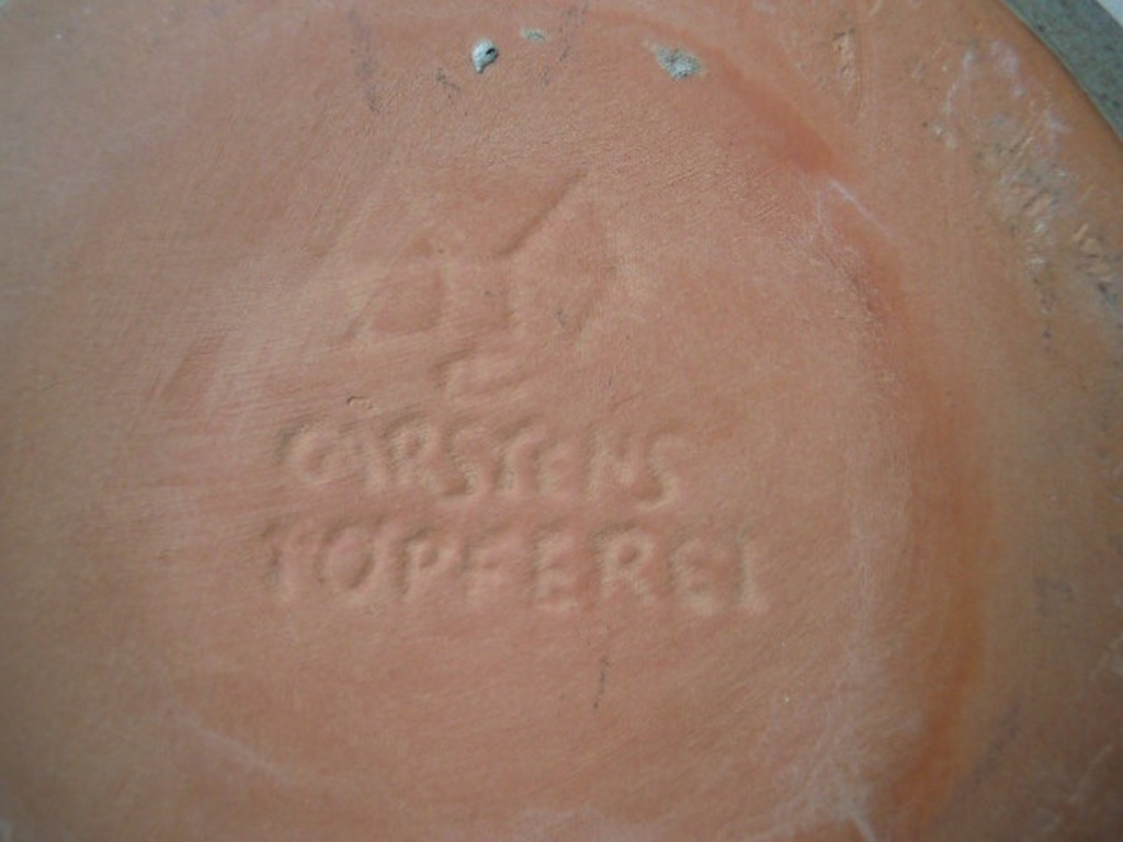 CARSTENS TOPFEREI gesigneerde grote vaas 23 cm - jaren 50/60  kopen? Bied vanaf 10!