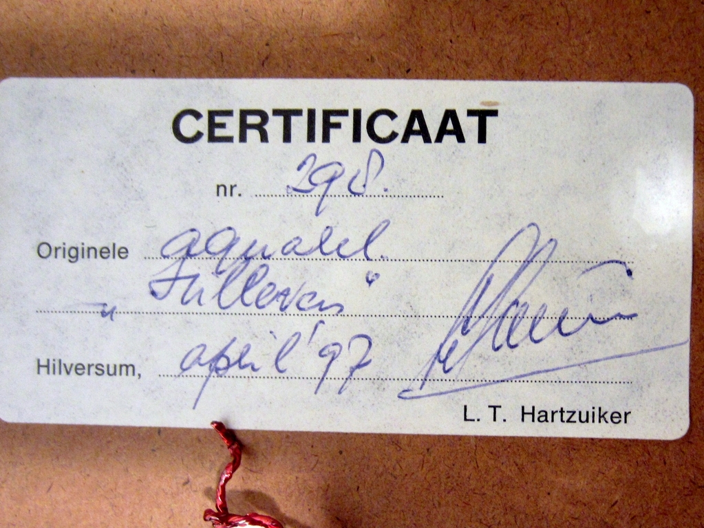 Leo Hartzuiker, Hilversum - aquarel stilleven - Keuken kopen? Bied vanaf 50!