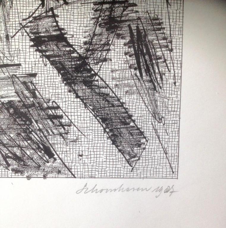 Schoonhoven, Jan -Zeefdruk op dik Terlio-papier -potlood gesigneerd 96/100 -1987 kopen? Bied vanaf 328!