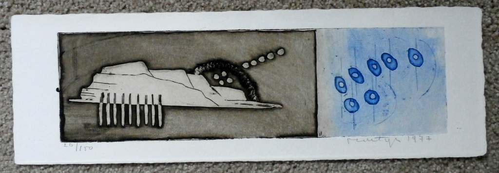 Jan Montyn - ets; Jardin du Diago Kyoto - 1977 kopen? Bied vanaf 75!