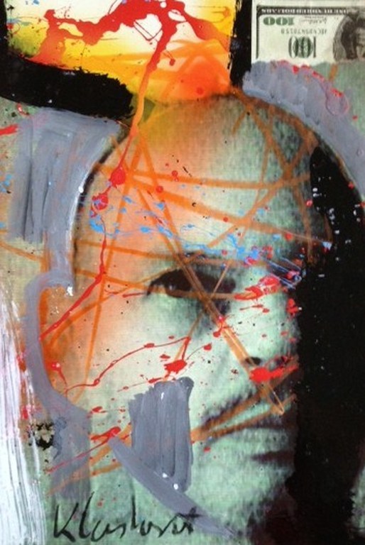 Peter Klashorst , gem. Techniek op papier, Titel: Klashorst’s Dark Side  kopen? Bied vanaf 1!