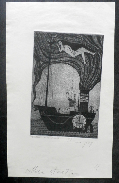Willem Westbroek - ets: 1978 kopen? Bied vanaf 45!