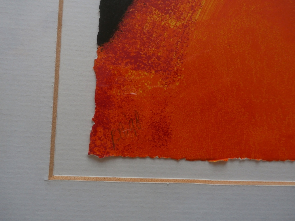 Herman Brood - grote ingelijste zeefdruk: Golfer - 1998 kopen? Bied vanaf 495!