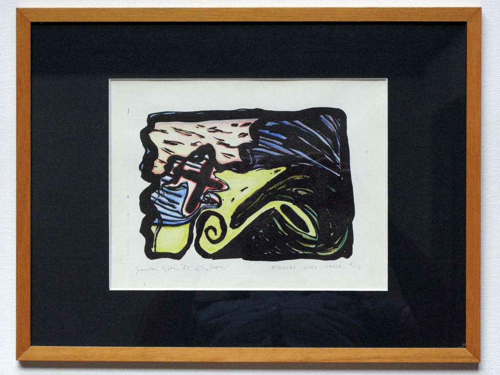 GASTON KLEIN - litho/aquarel uit 13 - GESIGNEERD en INGELIJST. kopen? Bied vanaf 40!