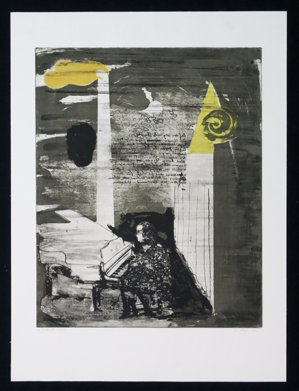 Peter Bes: Ets en aquatint, Helmut spielt Schubert kopen? Bied vanaf 1!