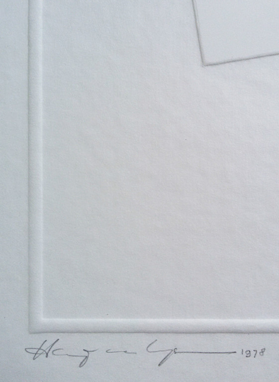 Harry van Kuyk - Abstracte compositie, reliëfdruk kopen? Bied vanaf 295!