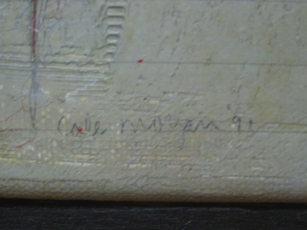 topstuk ! Cole Morgan (1950-) gem.techniek op doek "starter brown 1" gesigneerd  kopen? Bied vanaf 1!