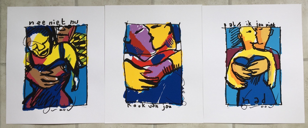 Herman Brood - De 3 meest gezochte zeefdrukken - Origineel & Hand Gesigneerd kopen? Bied vanaf 595!