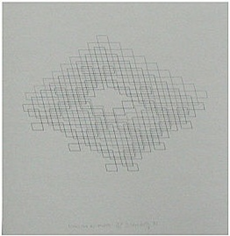 Karl Ludwig Schmaltz: Lithografie, Lines II kopen? Bied vanaf 8!