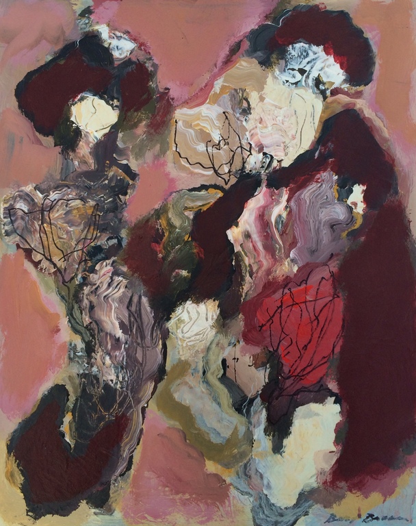 Bert Braam: Acryl op hout, Compositie kopen? Bied vanaf 255!