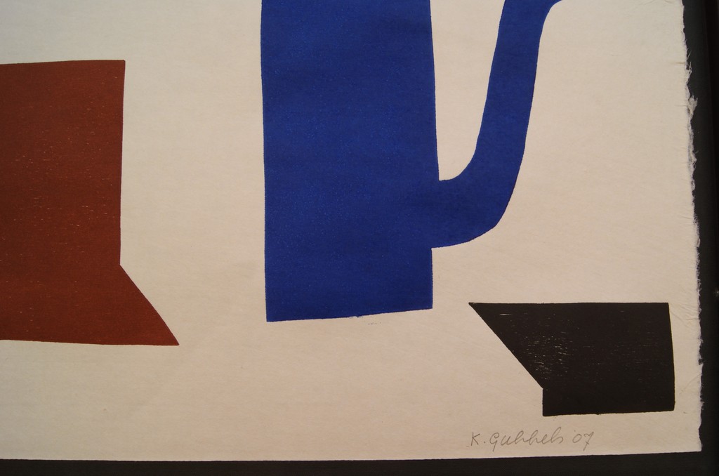 Klaas Gubbels houtdruk uit 2007, oplage 50 ex. kopen? Bied vanaf 380!