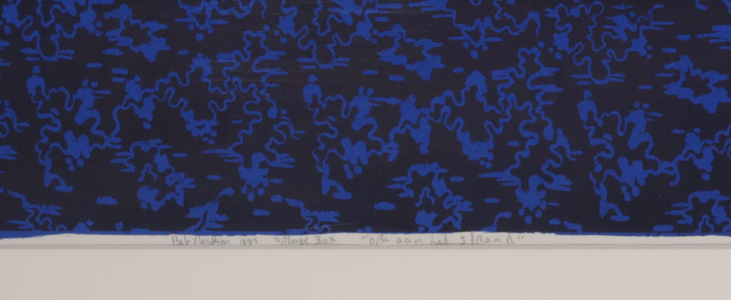 Bob Negryn: Zeefdruk, Opa aan het strand - Ingelijst (Groot) kopen? Bied vanaf 20!