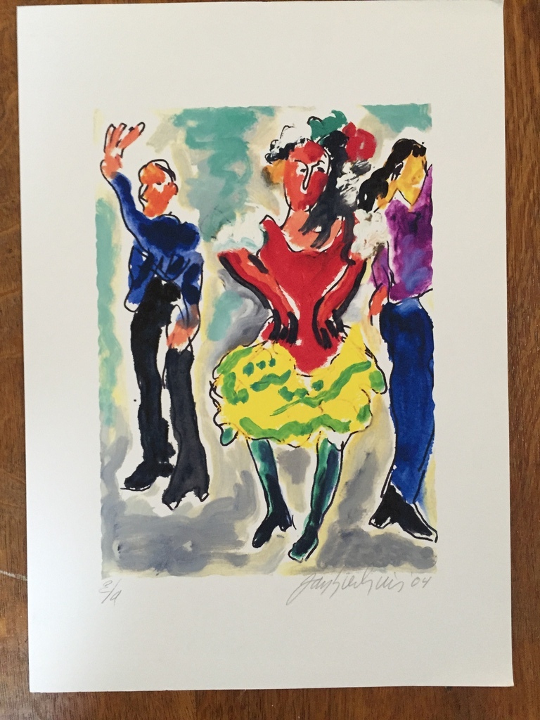 JAN SIERHUIS FLAMENCO DANS  Piezo grafiek 2004 kopen? Bied vanaf 1!