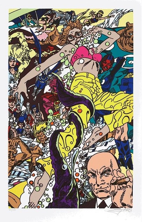 Erro: Zeefdruk, La Femme Fatale IV (Groot!) verkocht voor € 120!