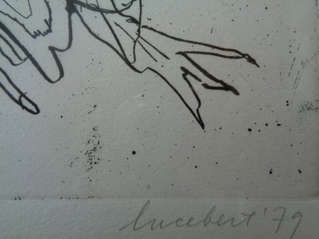 LUCEBERT, HANDGESIGNEERDE ETS, 1979 kopen? Bied vanaf 189!