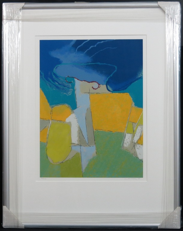 Henk van Vessem: Zeefdruk, Zonder titel - Ingelijst  kopen? Bied vanaf 40!