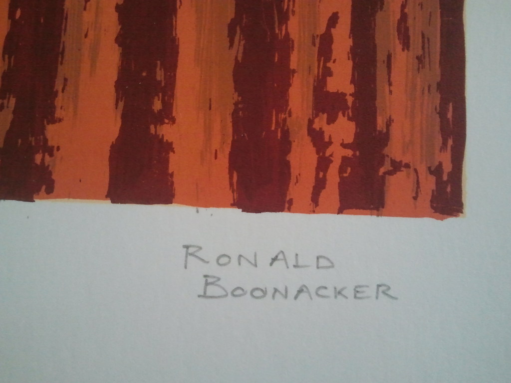 RONALD BOONACKER, Via Flaminia, Italië, zeefdruk kopen? Bied vanaf 60!