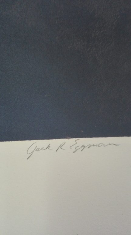 Yark R Esgman, zeefdruk op papier kopen? Bied vanaf 1!