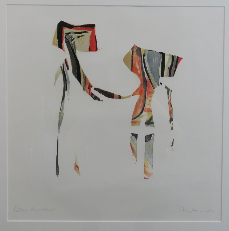 Ron Gennisse: Litho, Alien I - Ingelijst verkocht voor € 35!