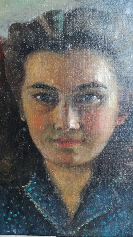 Onbekend kunstenaar, olieverf op doek, portret kopen? Bied vanaf 1!