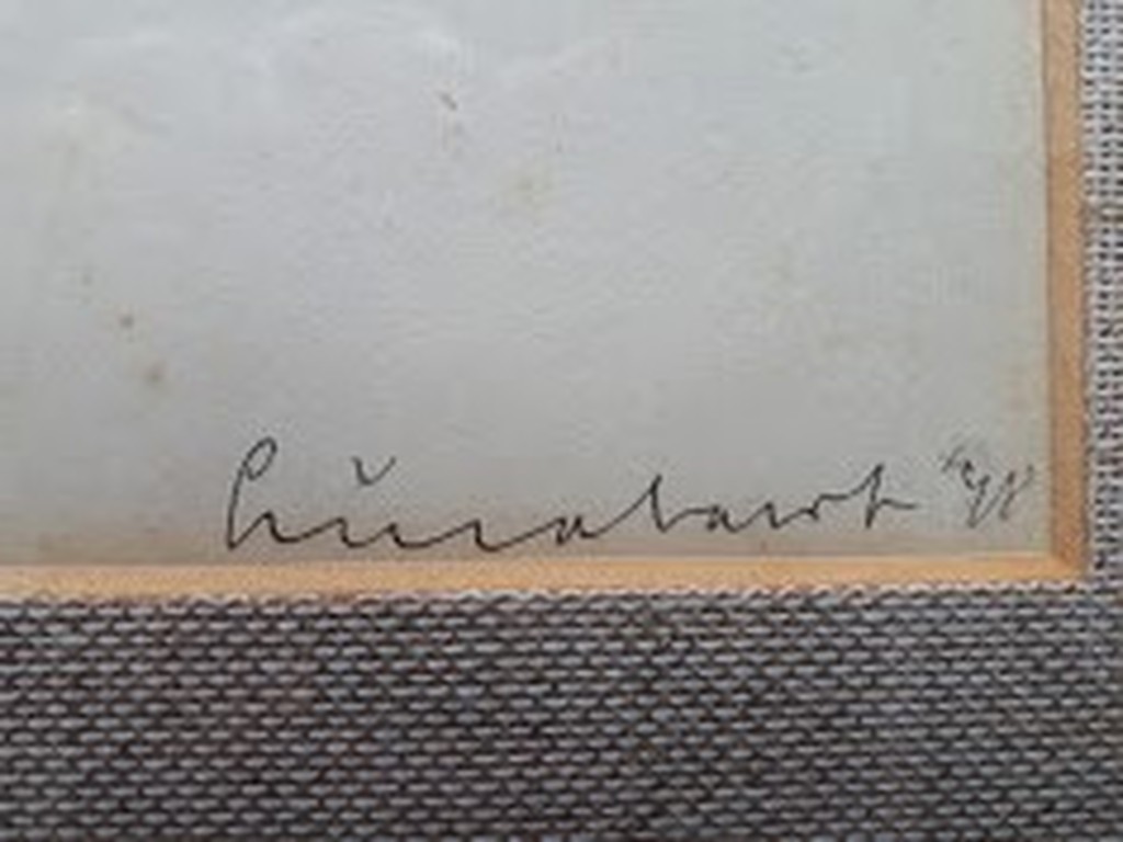 Lucebert CoBrA tekening 1948, drie gratiÃ«n, gesigneerd en gedateerd kopen? Bied vanaf 600!